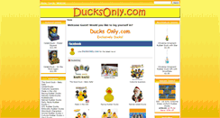 Desktop Screenshot of ducksonly.com